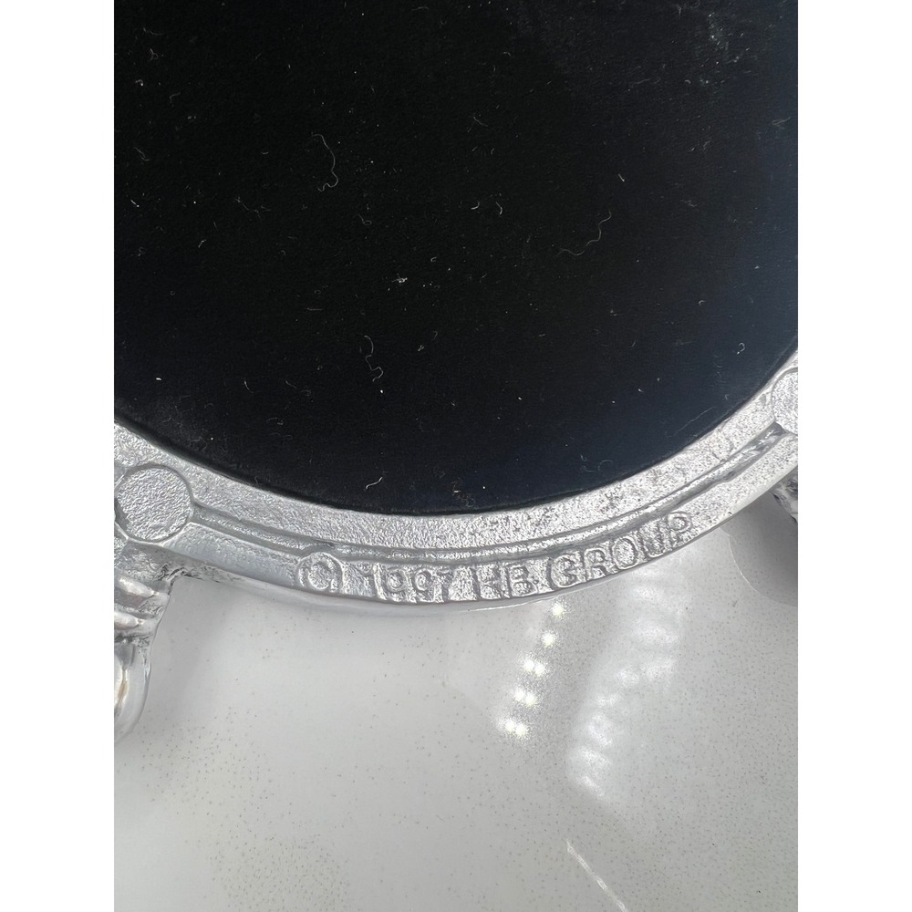 Philip Whitney Ltd Picture Frame Silver Plated Oval 6x8 Tabletop - Picture 9 of 12